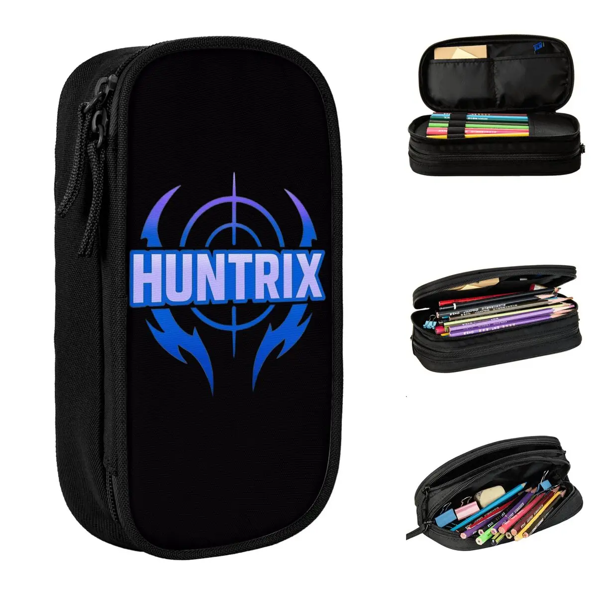 

Fashion Pencil Case Huntrix Kpop Demon Hunter Pencil Bag Back To School Pencil Cases Boy Girl Canvas Custom Stationery Organizer