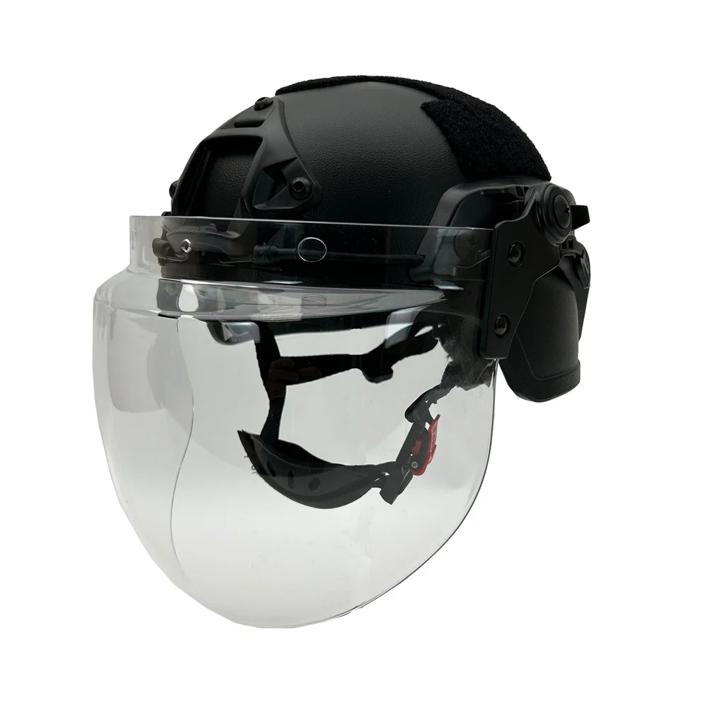 Tactical Control Full Head Face Protection Gear Equipment Anti-Rebellion Helmet Men Riot Helmet