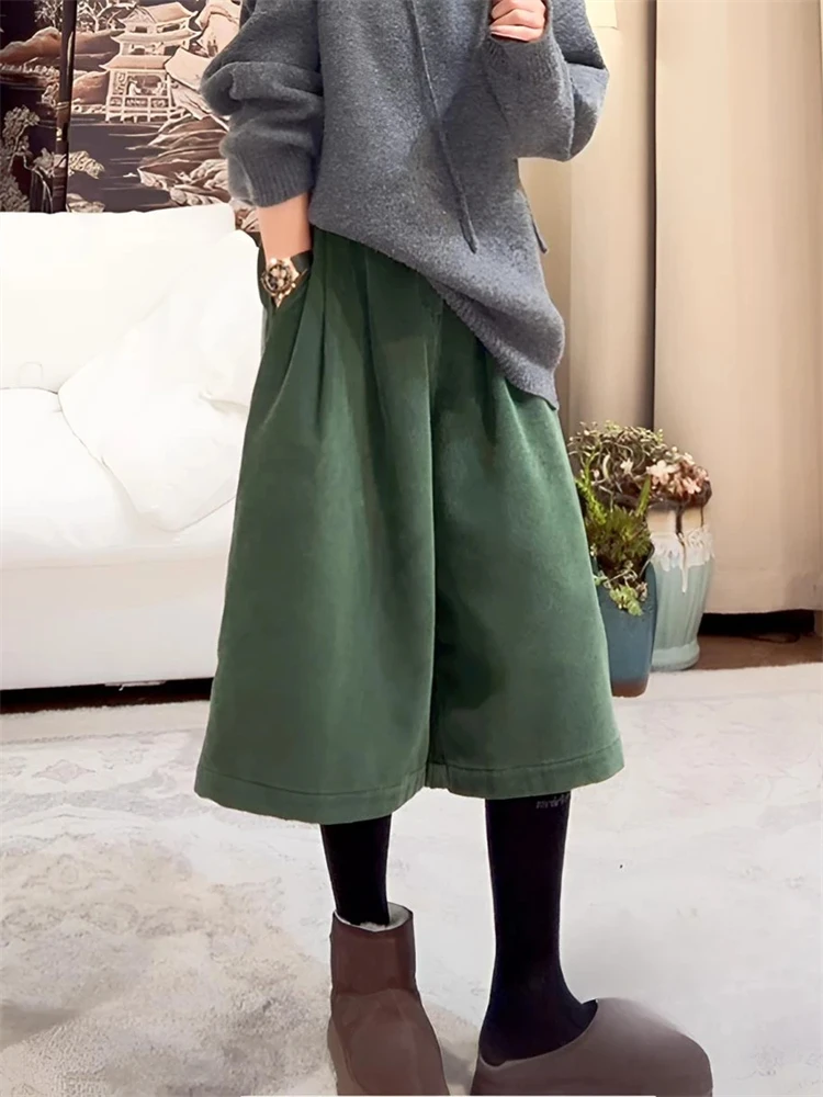 

Japanese Sle High Waist Wide Leg Pants Casual Spring New Women's Faionable Seven-Foot Unique Comfortable Trousers