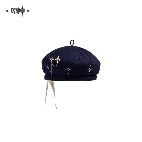 게임 알베도 모자 원신 임팩트 공식 Merch miHoYo 정통 알베도 테마 감동 시리즈, 베레모 모자 코스프레 선물
