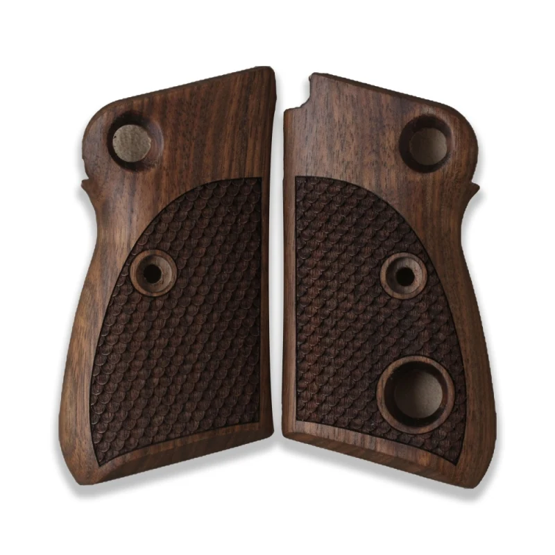 

KSD Brand Beretta Mod 71 - 72 - 75 Jaguar Compatible Walnut Grips Dragon Skin