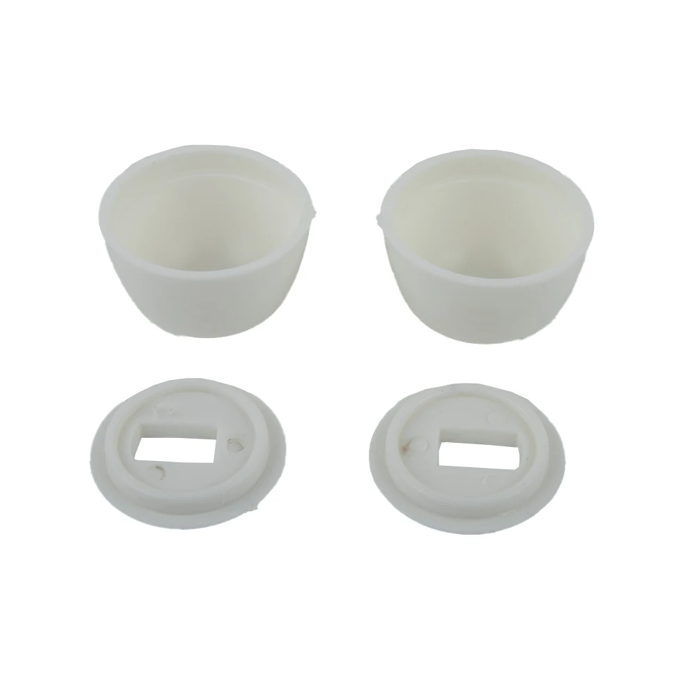 Picture 7: Stainless Steel Toilet Pan Fixing Kit with Plastic Screw Covers for Reliable Floor Attachment of Bidets and Basins