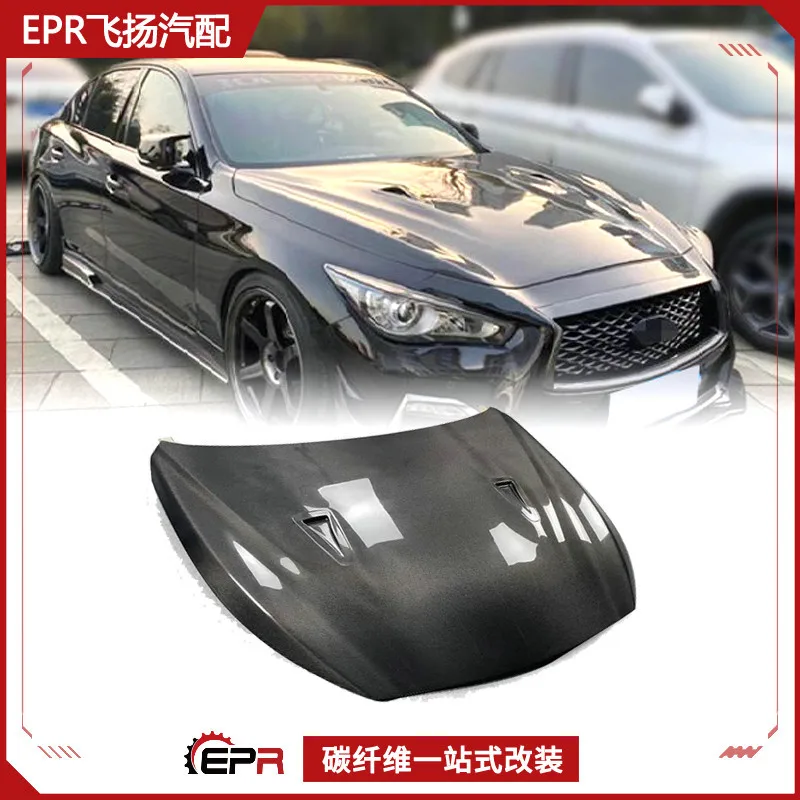 

Suitable for Infiniti Infiniti Q50 V37 Carbon Fiber Retrofit GTR Front Cover, Engine Front Cover