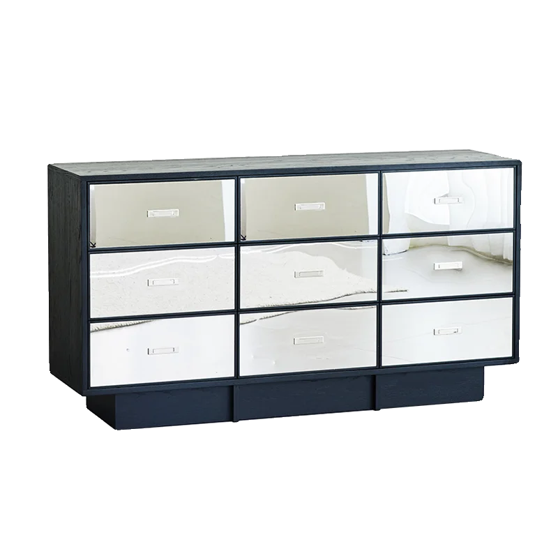 

Italian Minimalist Nine-chest Cabinet Household Floor-to-ceiling Living Room Secret Cabinet Sofa Dining Side Cabinet