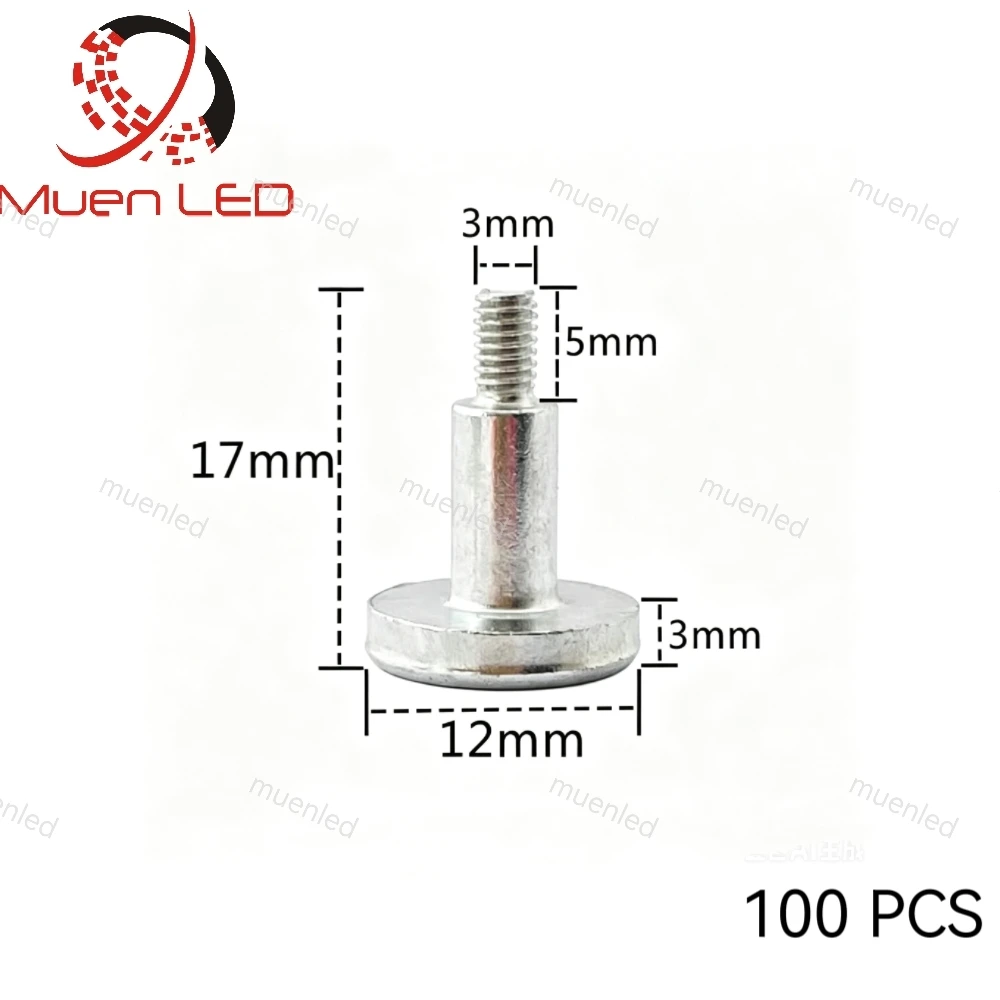 Muen 100pcs Magnetic for LED module and led display screen M3 and M4 magnetic screw for indoor and outdoor LED screen module