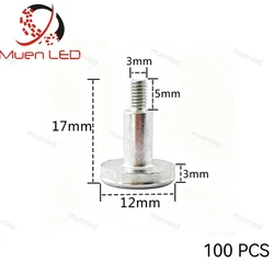 Muen 100pcs Magnetic for LED module and led display screen M3 and M4 magnetic screw for indoor and outdoor LED screen module
