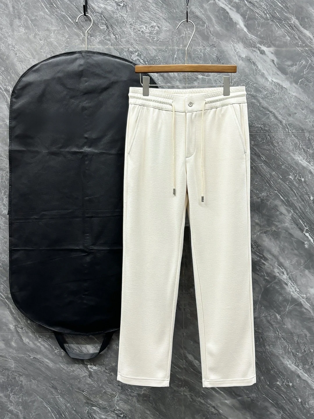 

Faionable Italian ZZ Autumn Winter New Sle Men's Camere Wool Blend Busin Casual Straight Leg Pants Trendy West Pants