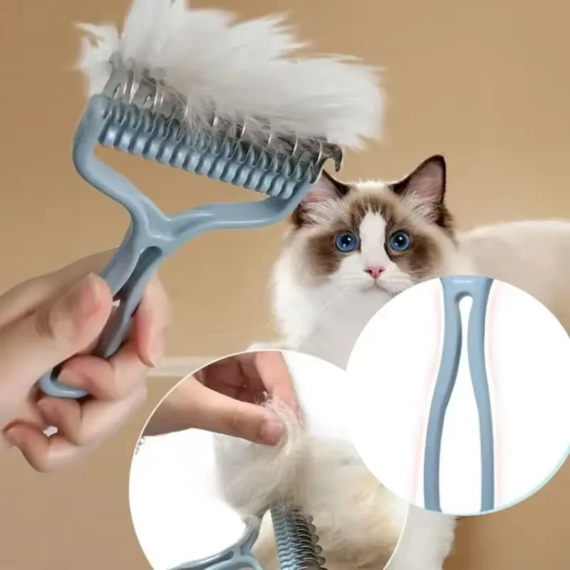 Dog Cat Hair Removal Comb Pet Long Hair Short Hair Pet Grooming Care Brush Trimming Dematting Brush Dog Pet Grooming