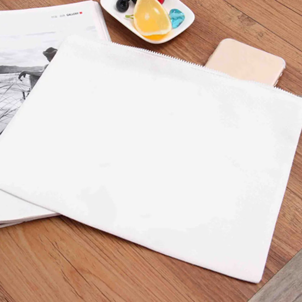 

16Pcs Multifunctional Storage Bag Canvas Pencil Case for Student Organizer Pen Coin Holder Washable Large Capacity Smooth Zipper