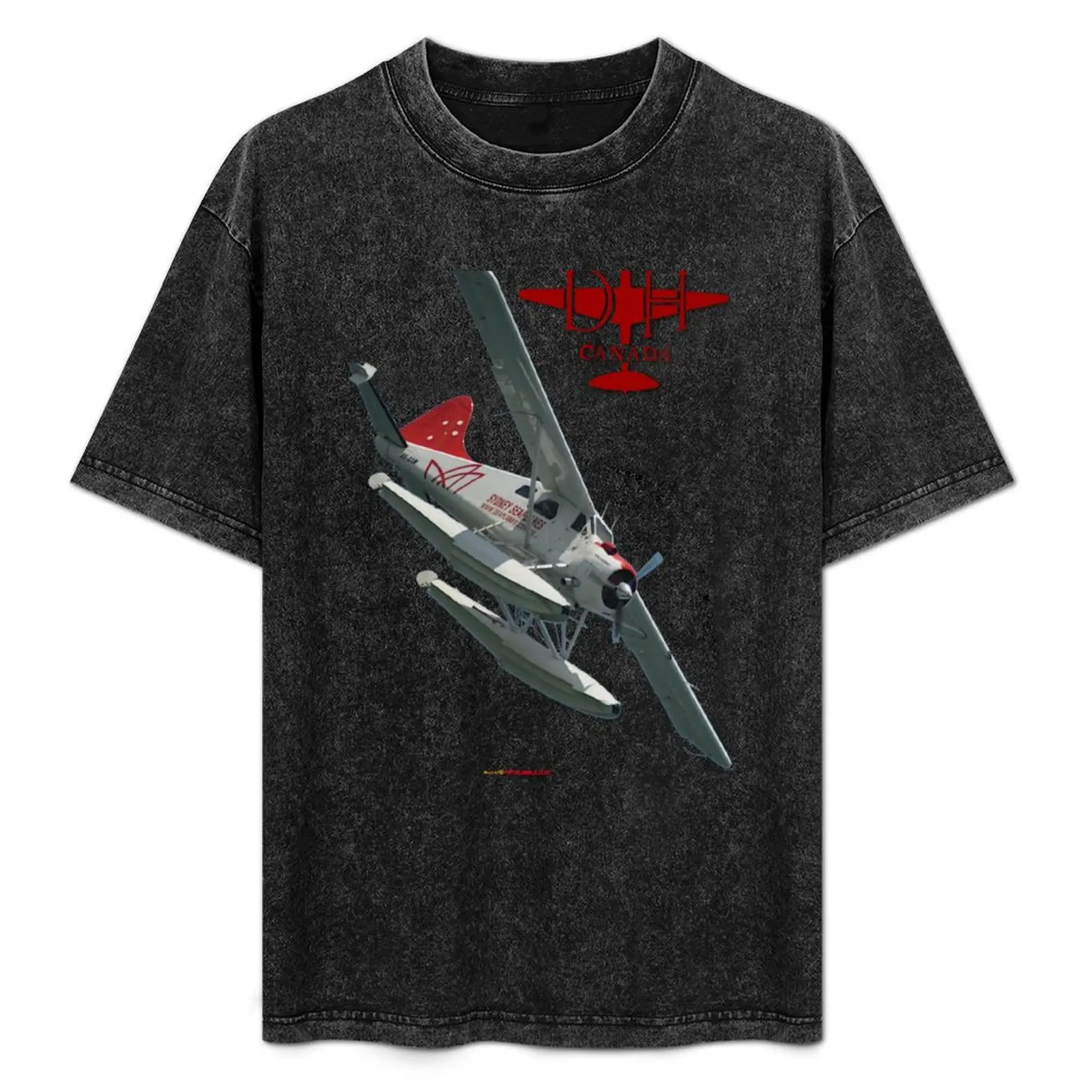 

Plane & Simple - Beaver Floatplane VH-AAM -2 T-Shirt Stylish Print Short Sleeve Tee