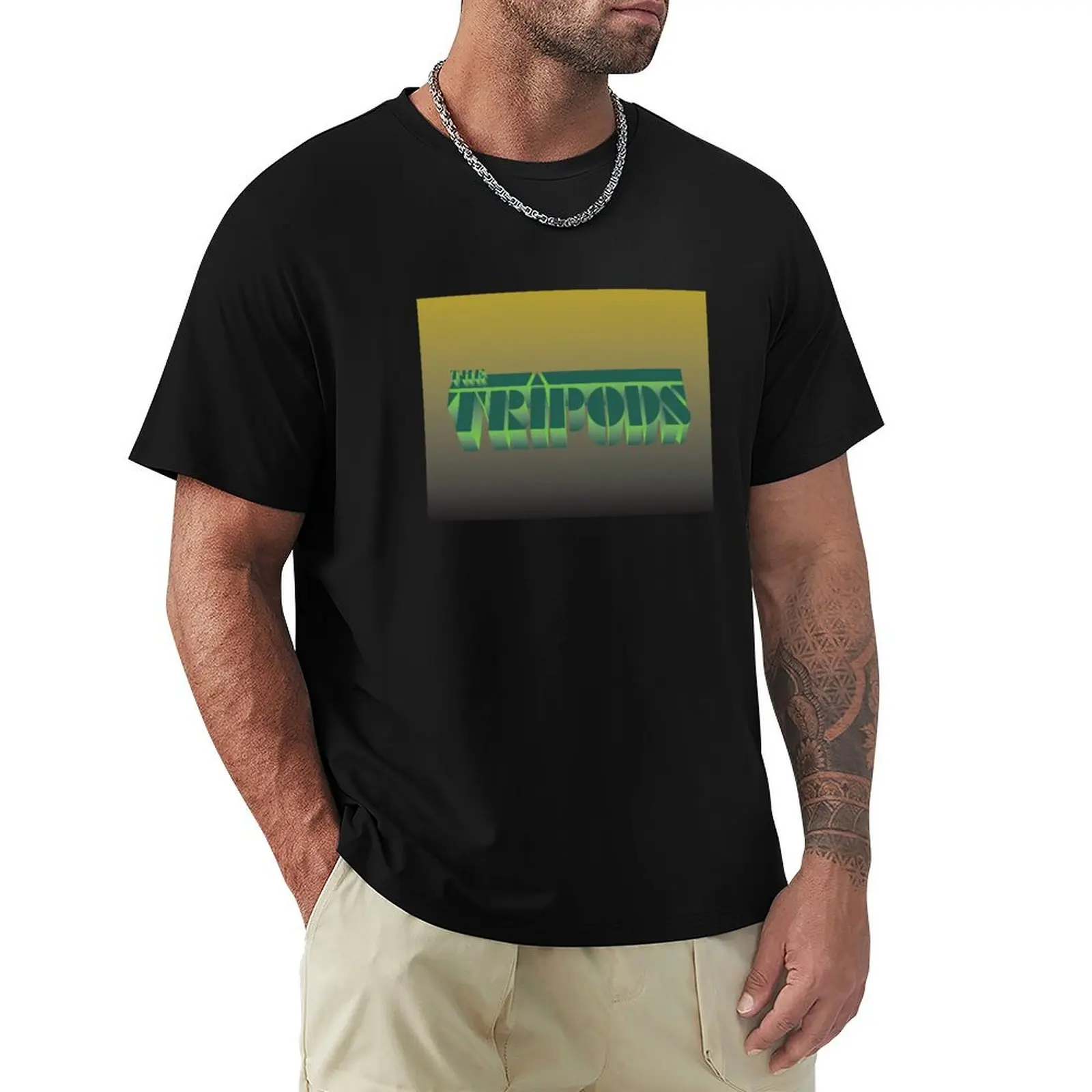 

The Tripods T-Shirt oversize t-shirts man oversized plus size tops t shirt men