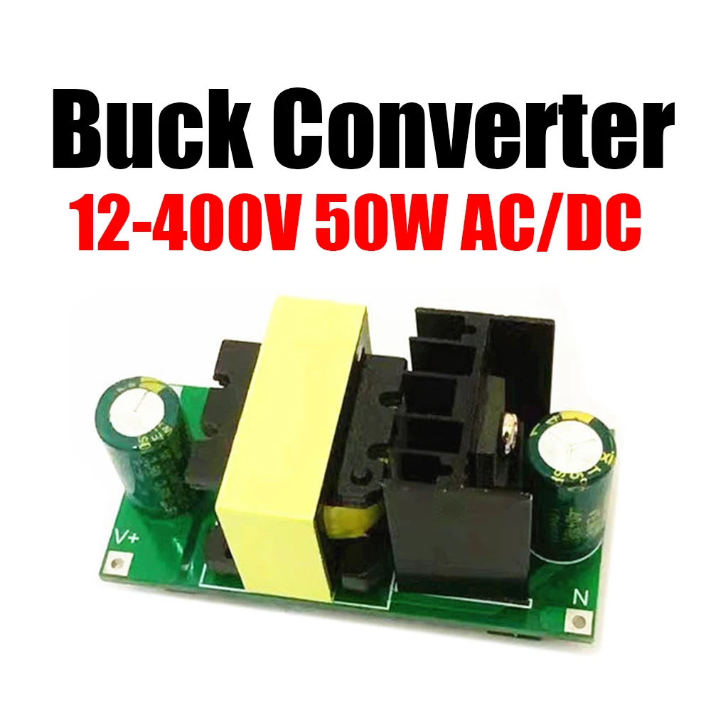 50W AC/DC TO DC 24-400V TO 12V 24V 3A Buck Converter Voltage Regulator Switching POWER Supply 36V 48V 60V 72V 84V 96V 110V 220V