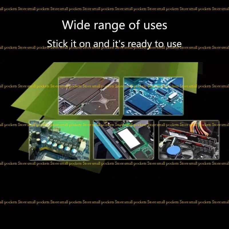 R1WD Silicone Thermal Pad Optimized Heat Dissipation Computer Cooling System Heatsink