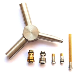 Large Flow Valve Metal Mini Pneumatic Valve for We g17 Magazine Glock umarex/vfc Air Pump High Pressure Boiler Stove Valve Core