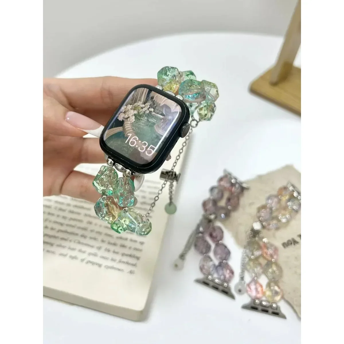 Bracelet de montre en acier inoxydable pour iWatch2 Series 10/9/8/7/6/5, bracelet de montre tendance 42/44/45/46/49 mm 38/40/41 mm_voghion.com