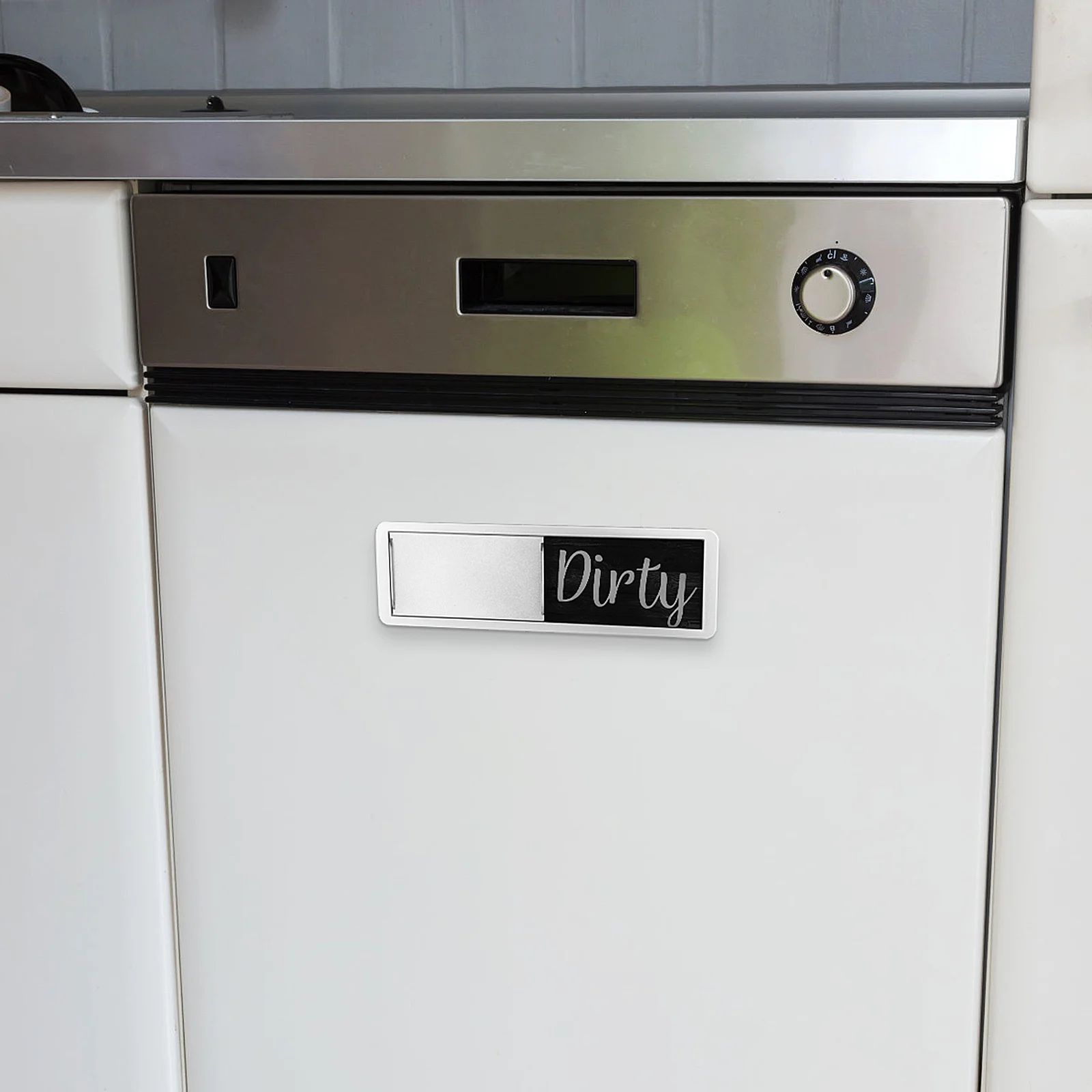 علامة غسالة الأطباق المغناطيسية، مادة قوية وقذرة ونظيفة، سهلة الاستخدام على الأسطح المعدنية، منظمة منزلية، مغناطيس غسالة الأطباق #5