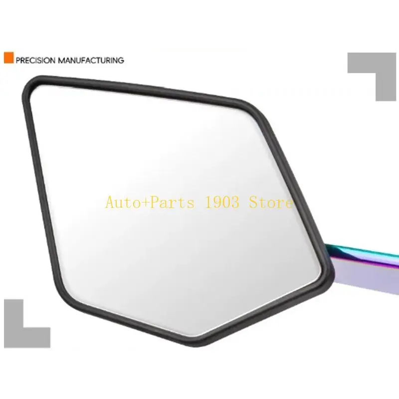E21C Vibration Proof Motorcycle Rearview Mirror Expanded Visual Glares Resistant Mirror Effortlessly Setups