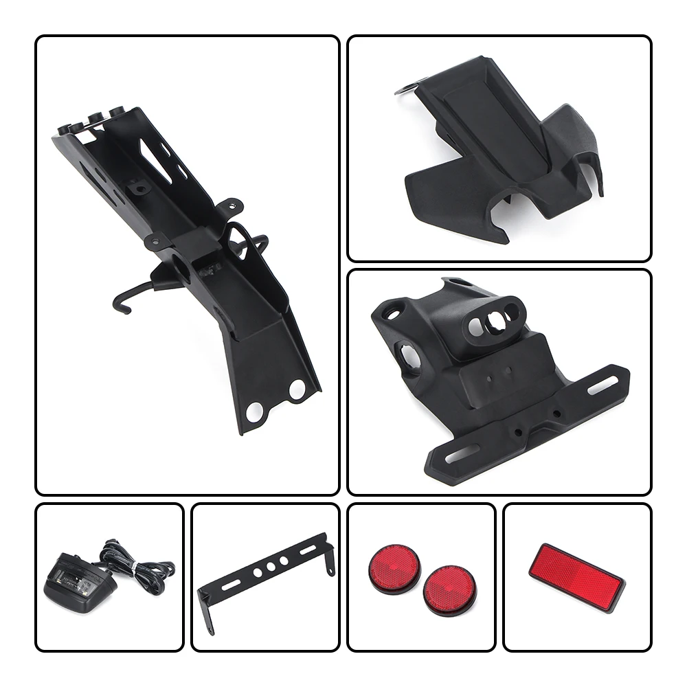 Ninja ZX-4R Rear Fender For KAWASAKI Ninja ZX-4R ZX-4RR ZX4R ZX4RR 2023 2024 Motorcycle Fender License Plate Light Bracket