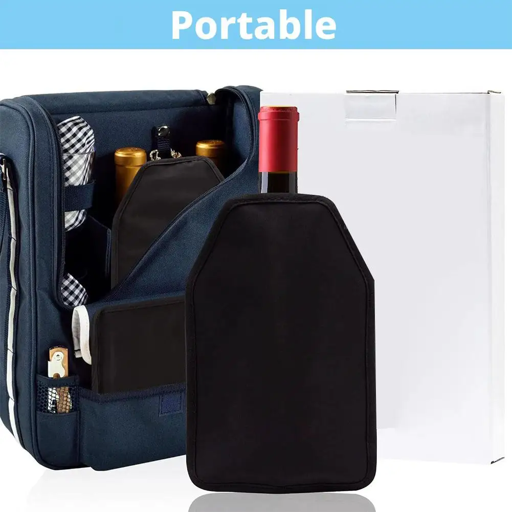 Weinkühler-Eisbeutel, Picknick-Getränkehalter, Nylon-Weinkühlerhülle, Softdrink-Halter, Barzubehör für Bier- und Champagnerkühler ﻿ – Detail 7