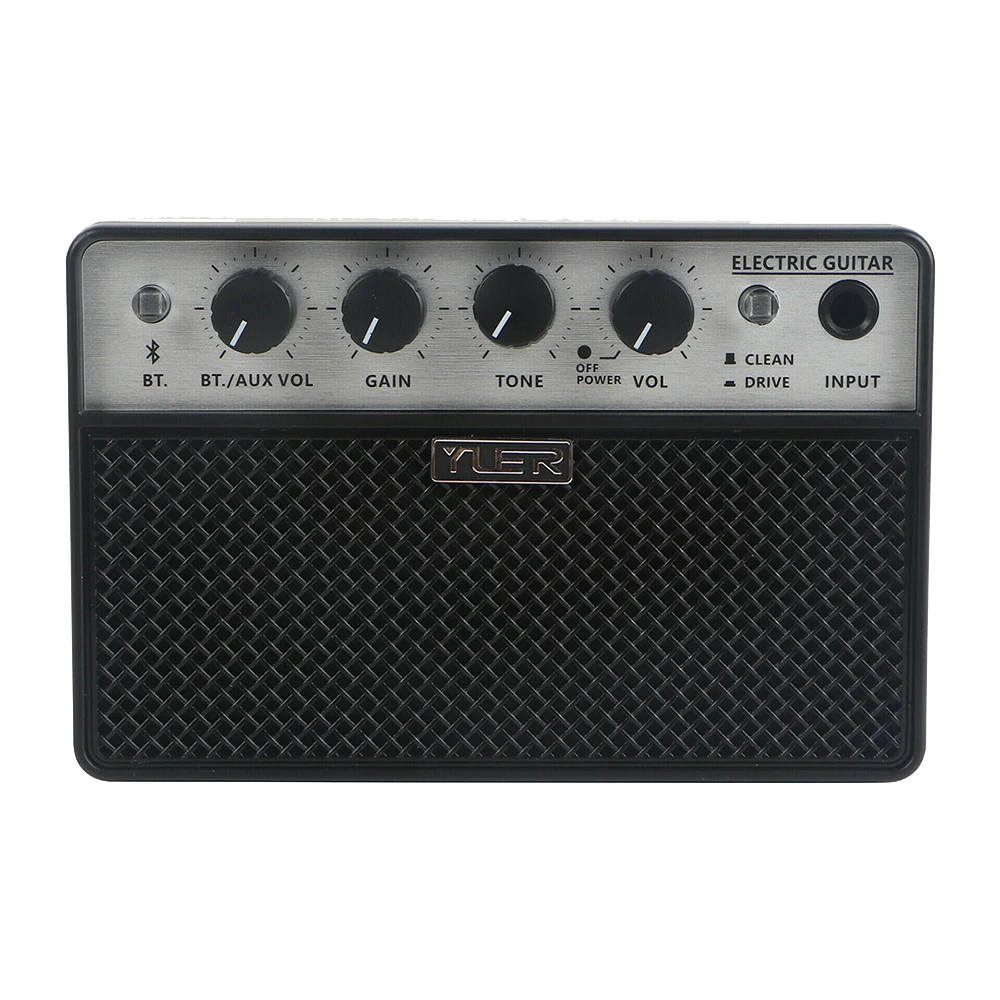 Electric Guitar Amp Mini Portable Built-in Battery Amplifier Clean/drive Effect Small Speaker Guitar Home Practice Accessories