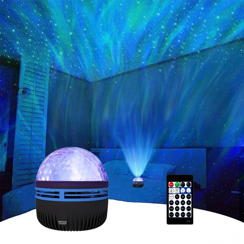 LED Sternen galaxie Projektor Nachtlicht rotierenden Stern Mond lampe Schlafzimmer Aurora Projektor Licht Atmosphäre Dekor Lampen Geschenk Licht