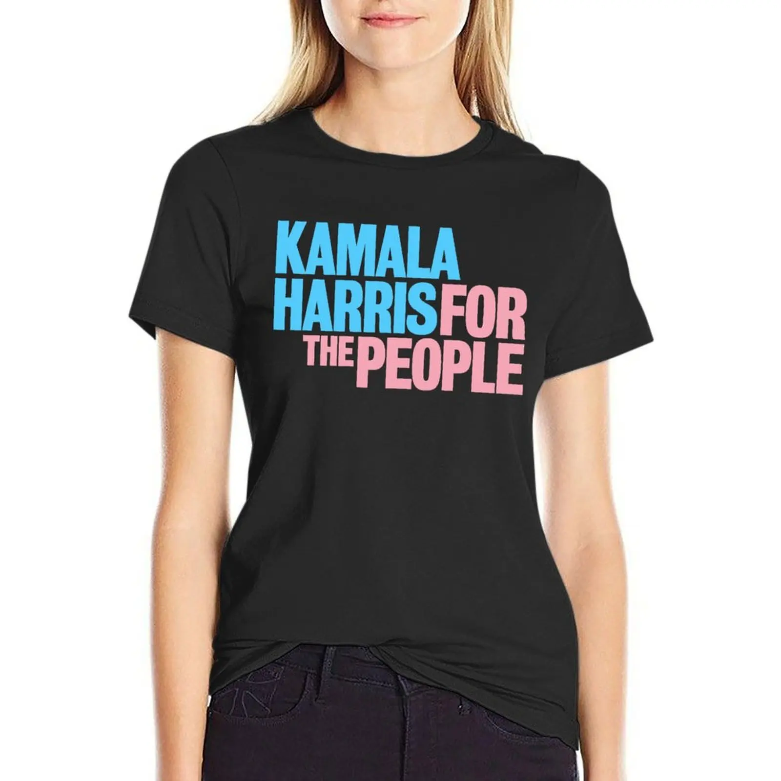 Kamala Harris for the People 2020 President Campaign T-Shirt plus sizes animal print t-shirts for Women cotton