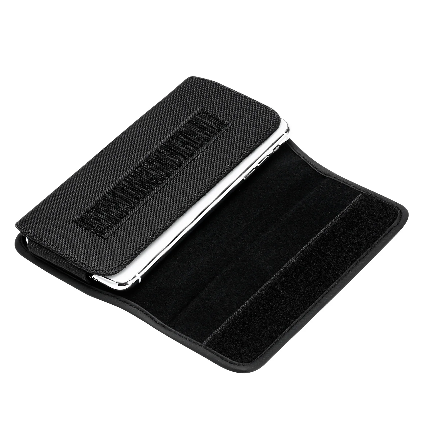 Phone Holster Case Nylon Cell Phone Belt Clip 3.5-6.3 inch Pouch Carrying Case Waist Bag for iPhone 13 12 Samsung Galaxy Xiaomi