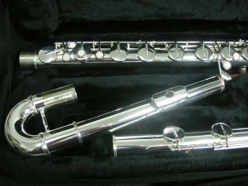 

New Professional Excellent Bass Flute C Tone With Hard Case