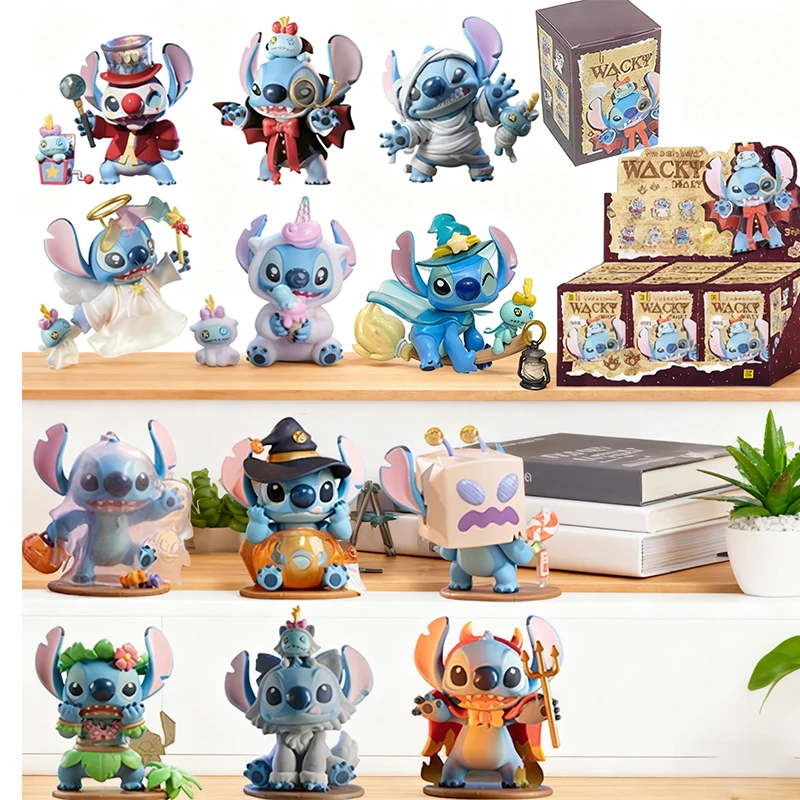 

Disney Stitch Weird Diary Series V1 V2 слепая коробка милая кукла статуя модель фигурка украшения фестиваль загадочные подарки