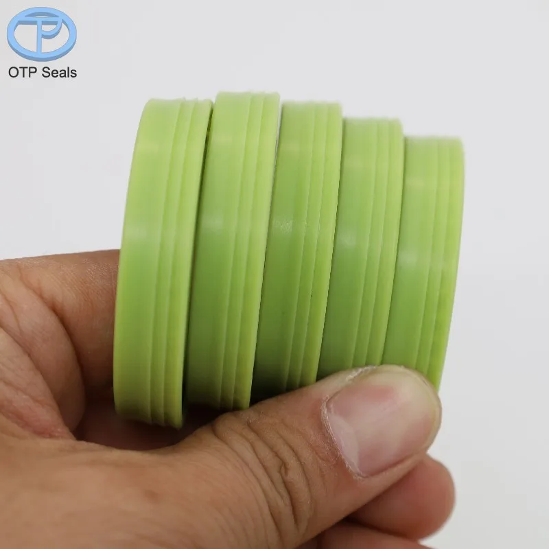 Spring seal ring for shaft UHMWPE UPE Abrasion seals Three-lip ultra-high molecular weight polyethylene V spring customized OTP