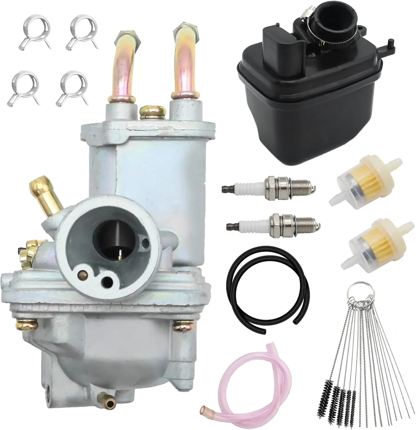 PW50 Carburetor with Air Filter Fuel Filter Replacement for Yamaha PW50 Y- Zinger YT60L YT60 TRI-ZINGER 1984-1985