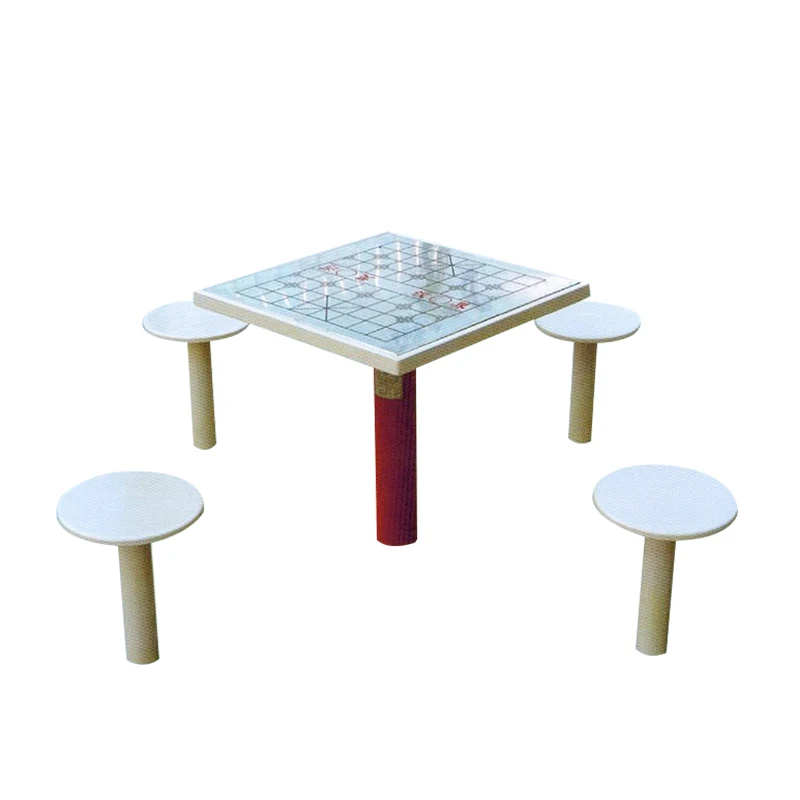 

Chess and Card Table Fitness Equipment Outdoor Park Go Magnetic Track Chess Table Gobang