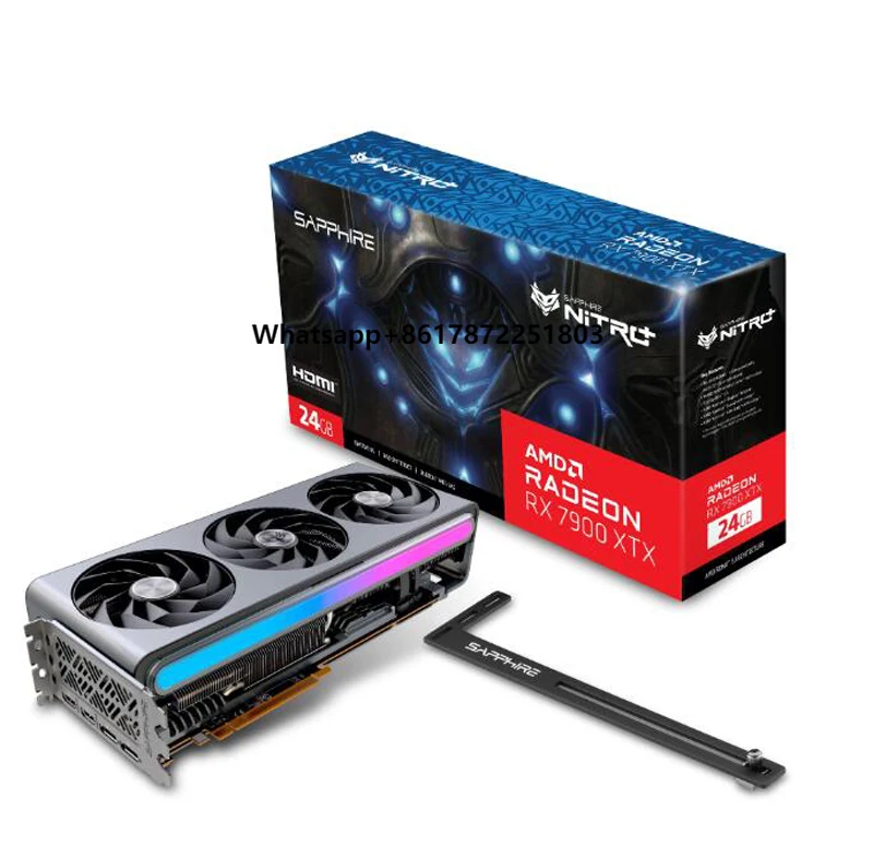 

New Stock Sapphire RX 7900 XTX 24GB D6 Nitro OC Gaming Graphics Card GPU Rx 7900xtx