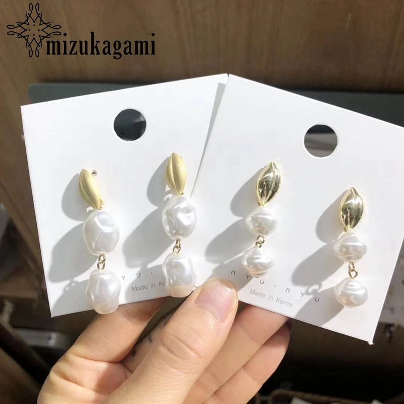 Zinc Alloy Distorted Oval Coffee Bean Shape Earrings Base Connectors Linker 6pcs/lot 8*16mm For DIY Fashion Drop Earring - Detail 1