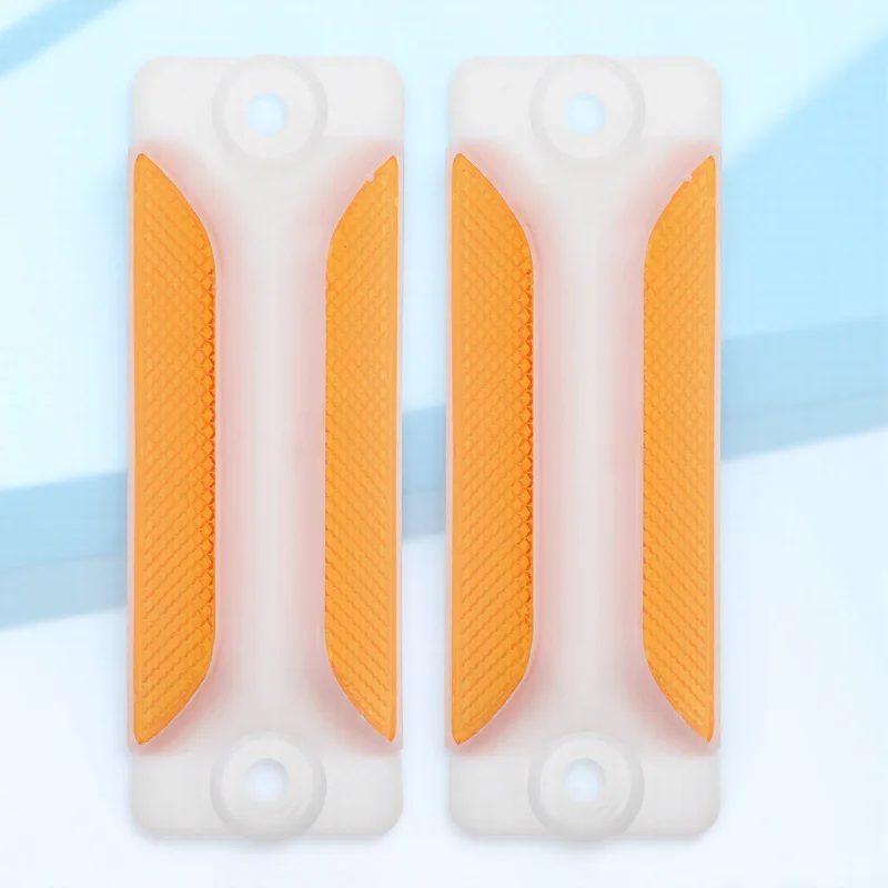 2pcs Reflective Delineators Driveway: Rectangular Road Reflectors For Enhanced Visibility Weatherproof Pavement Markers Safety