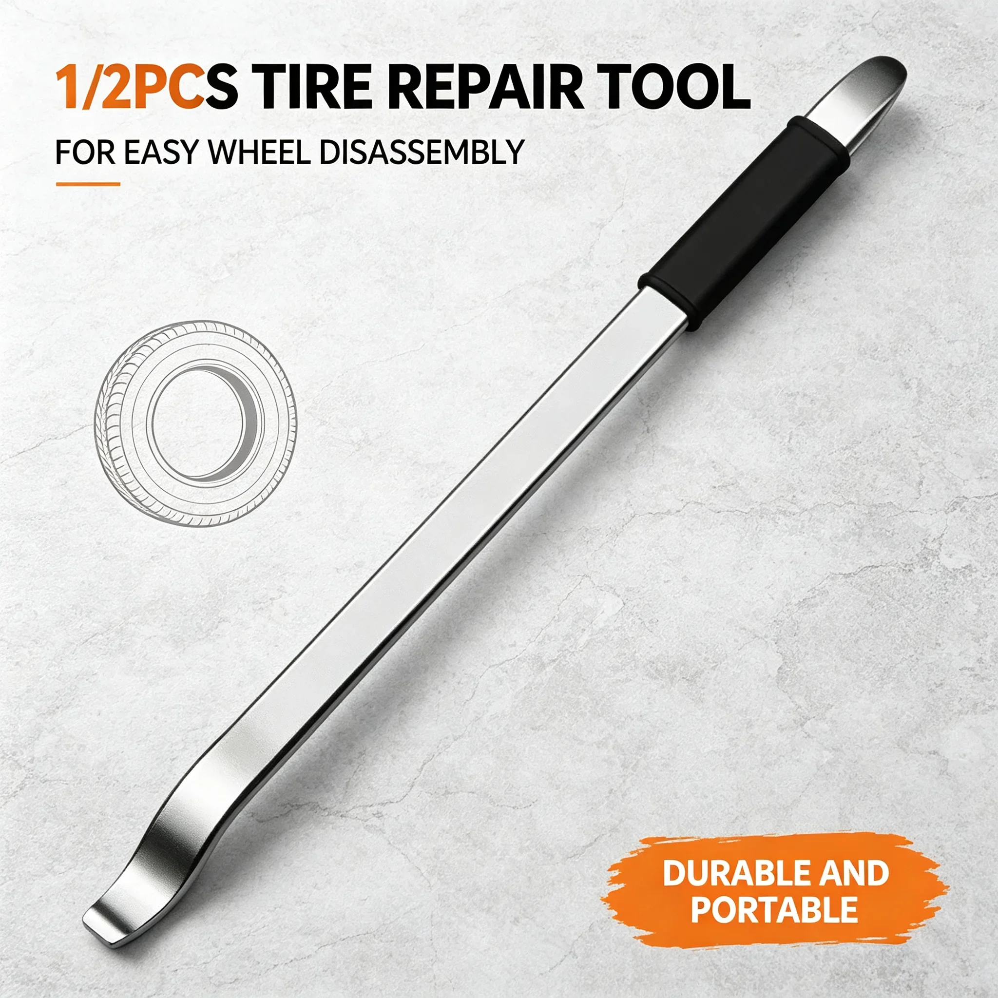 1/2pcs Changing Tire Lever Bar Set Tire Repair Tool Kit Rim Lifter Tire Changer For Motorcycle Bike Scooter Bicycle
