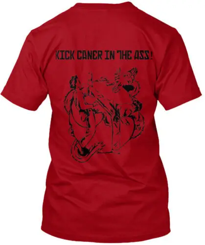 Help Kick Cancer In The Ass T-Shirt Made in the USA Size S to 5XL