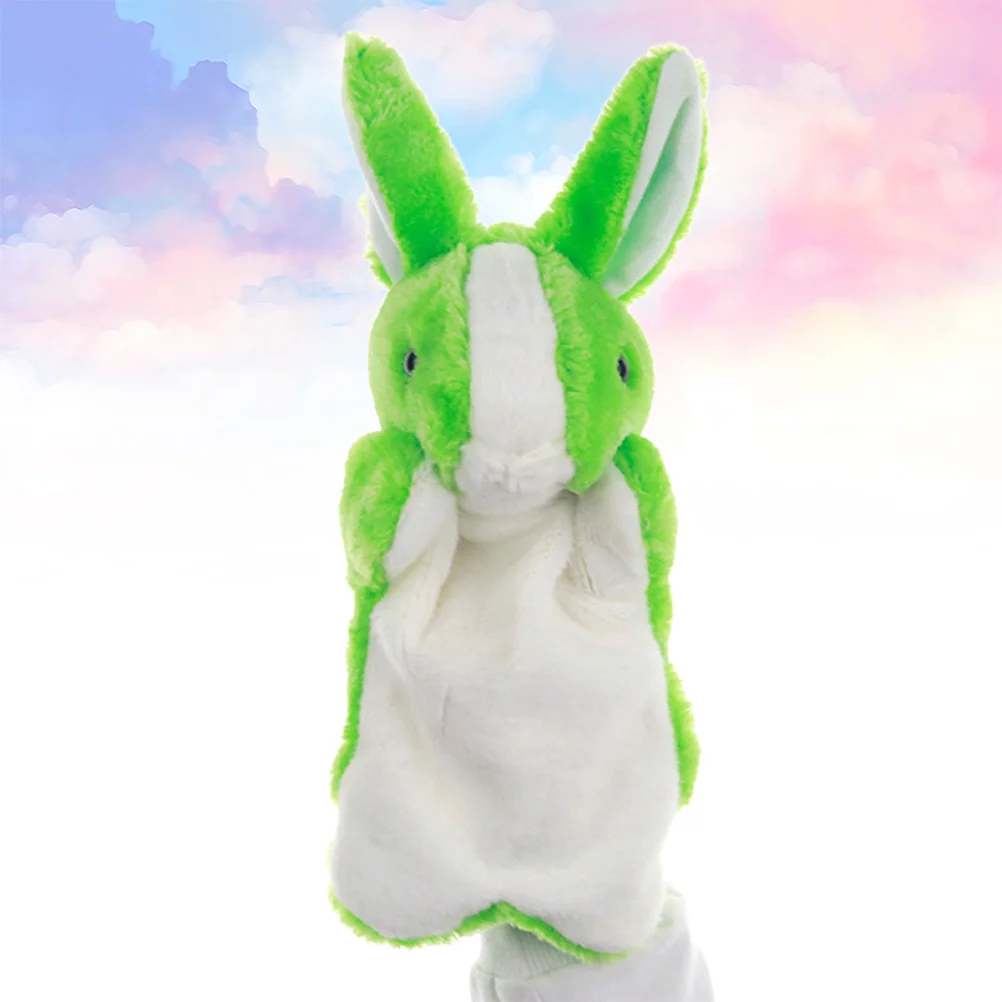 Hand Kids Plush Toys Animal Puppets Bunny Baby for Toddlers Story Telling Child