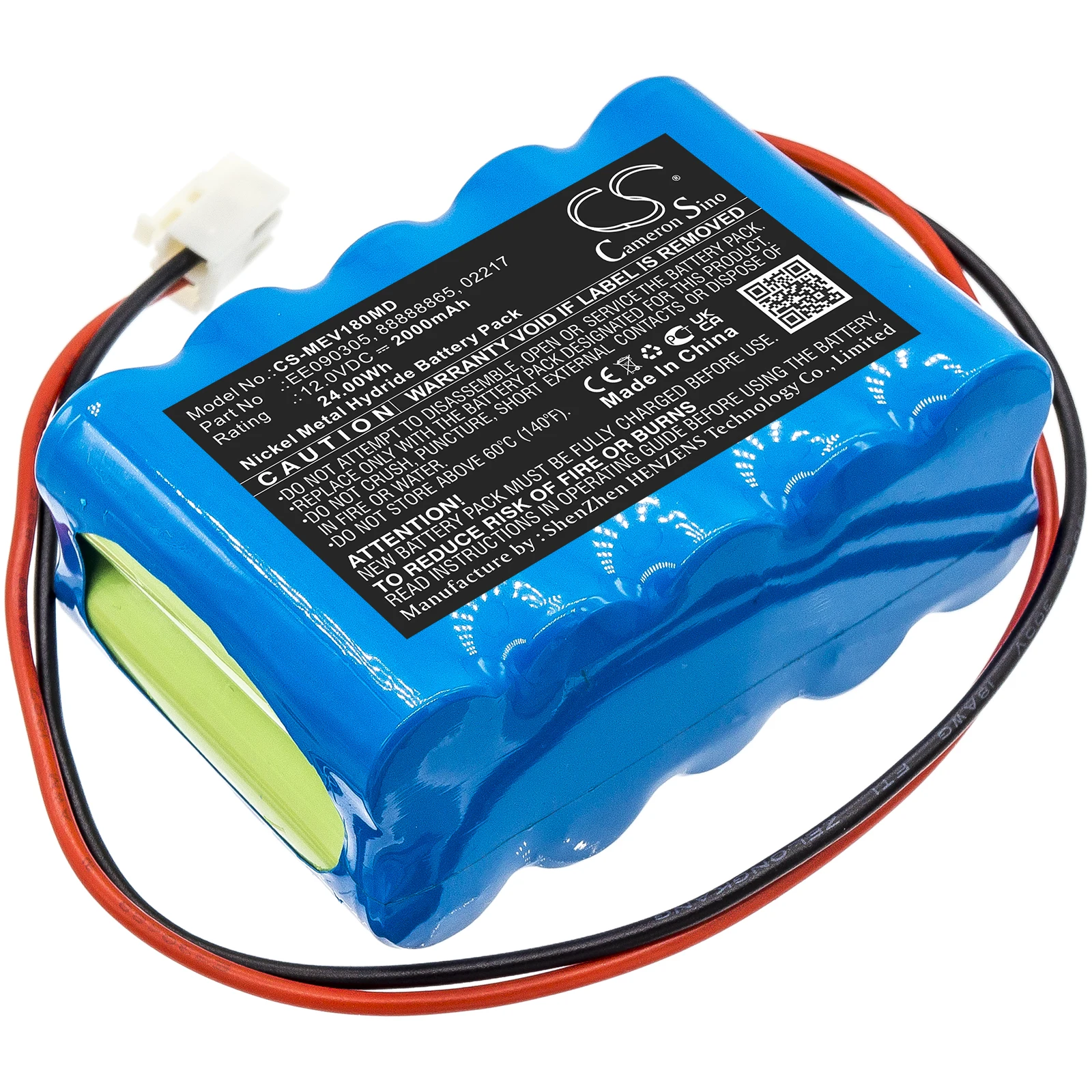 

12.0V 2000mAh Medical Battery for Medela Vario 919.0012, 8, 18 Suction Pump 077.1728, 18 Pump, suction unit