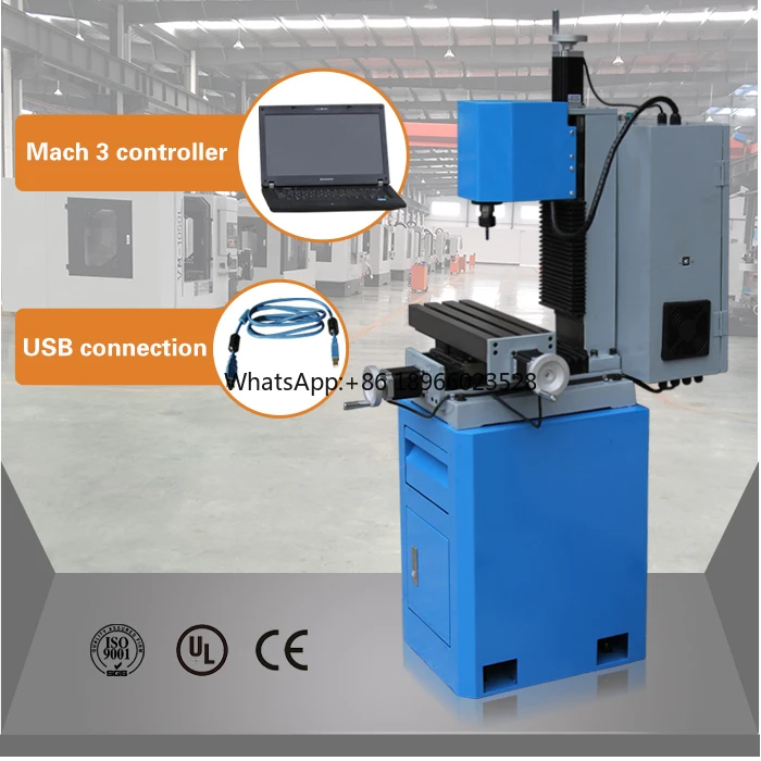 XK7113A 3 axis cnc metal milling machine for hobby users