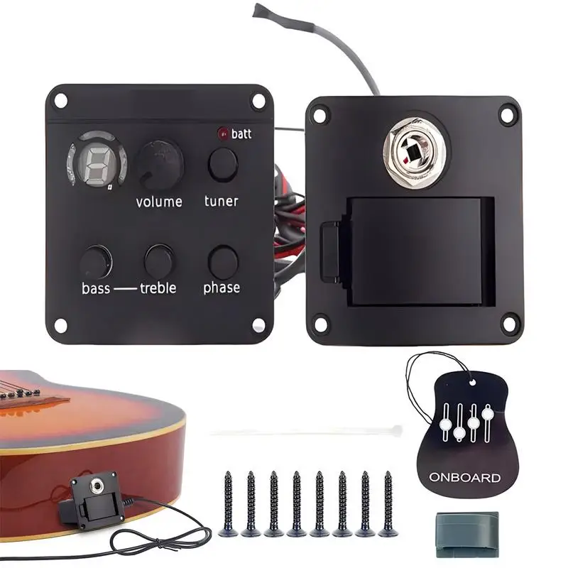 

Guitar Pickup System Volume Control Pickup System Adjustable Pickup Folklore Guitar Preamplifier High-Fidelity Guitar Preamp