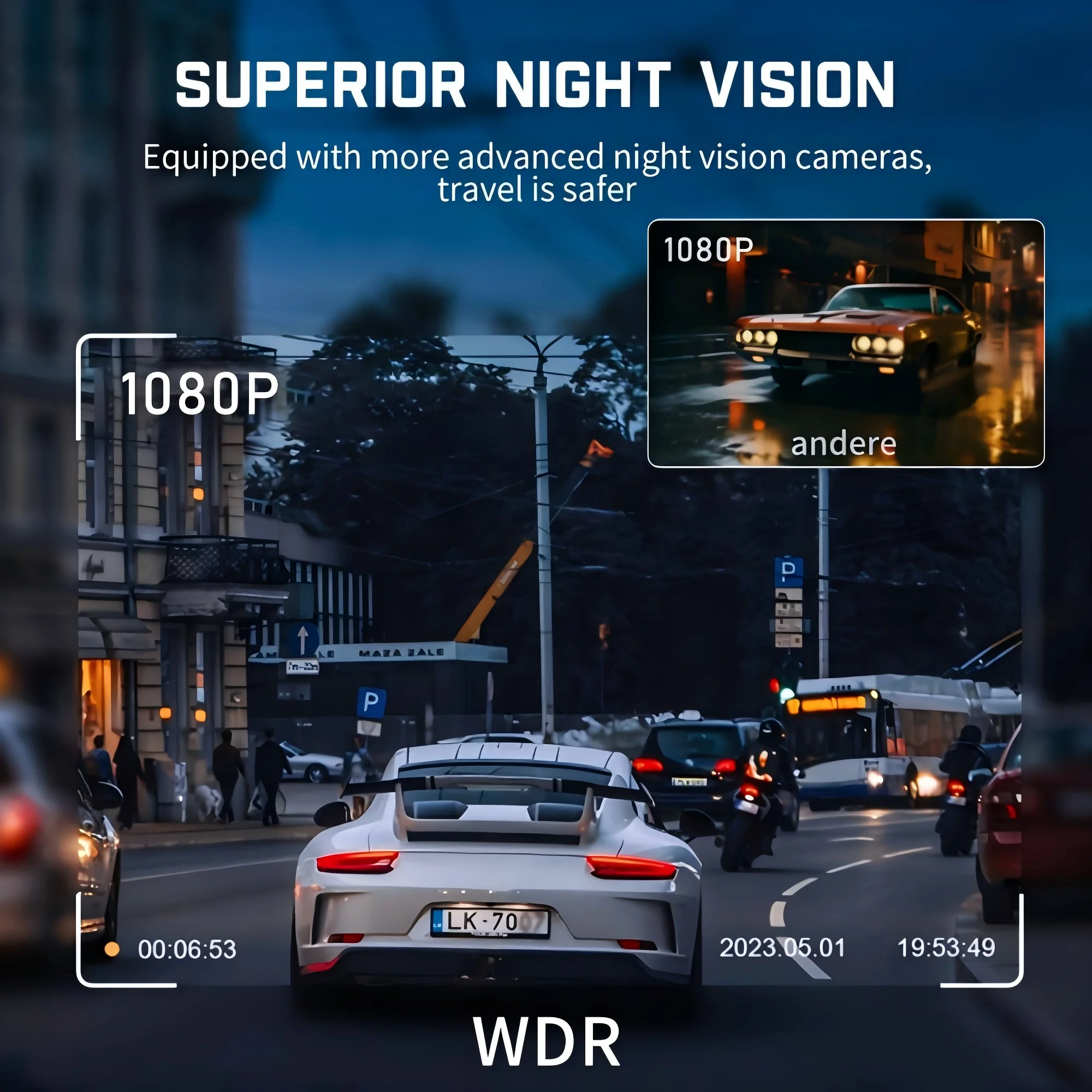 Back Up Camera for Truck - Durable HD Night Vision Waterproof