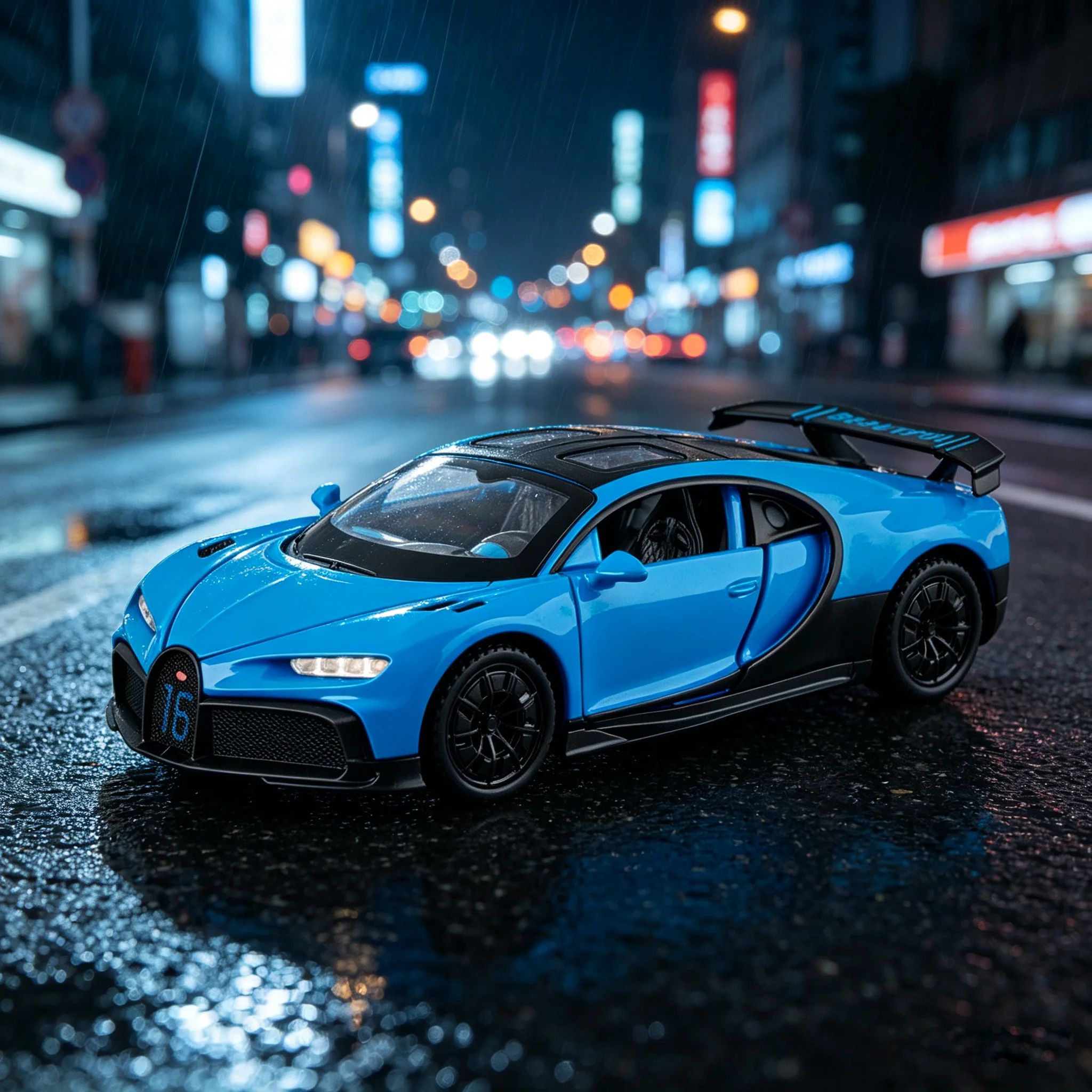 

1:32 alloy die-cast Bugatti Chiron racing model simulation metal sports car ornaments boy toy car collectible gift