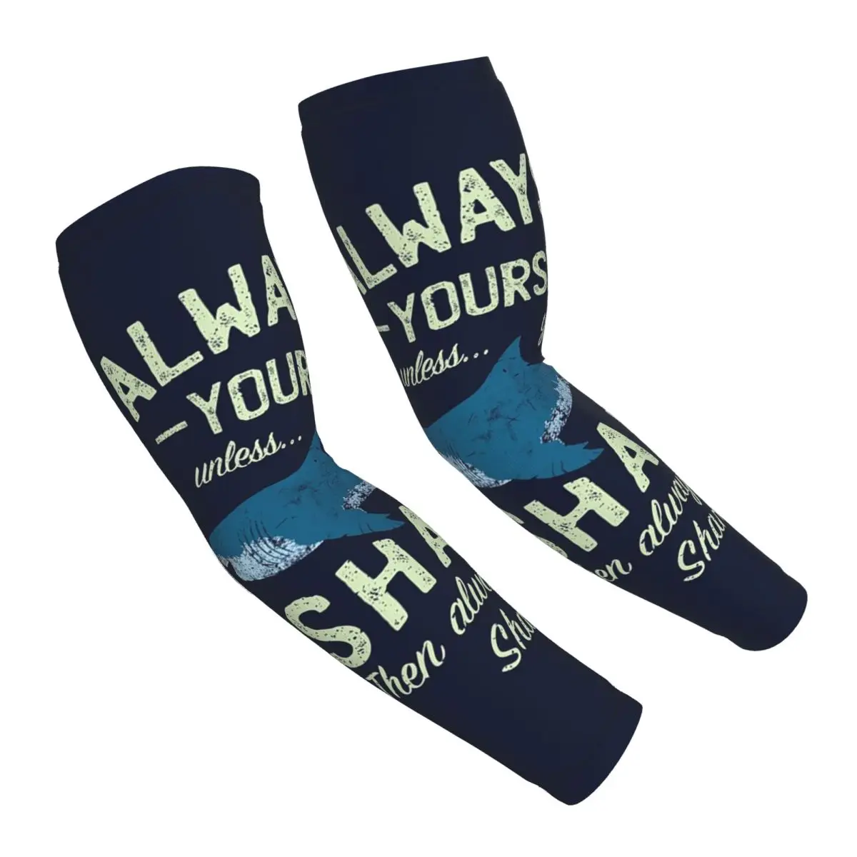 

Всегда будь акулой рукава для мужчин и женщин защита от солнца и ультрафиолета татуировка прикрытие спорт охлаждение велосипед