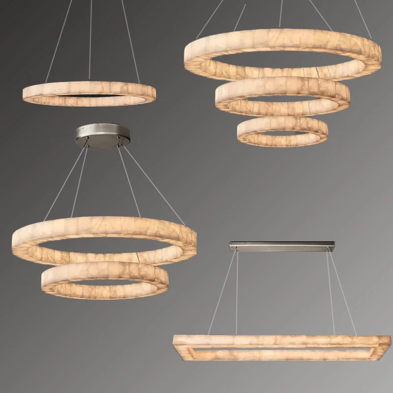 2025 Spanish marble dining room ceiling chandelier, square, round, custom sizes available, for living room, hotel