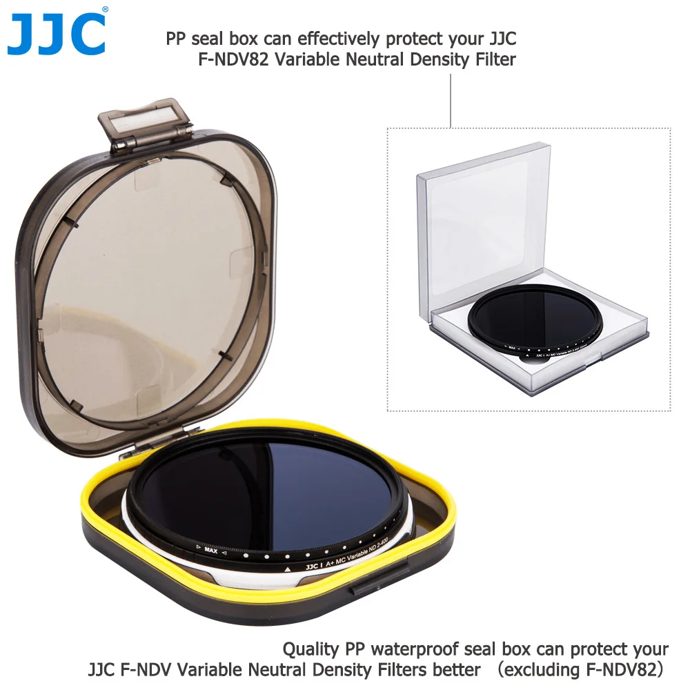 JJC ND Filter Variable ND2-400 Neutral Density Fader Adjustable Lens Filter 49 55mm 58mm 67mm 77mm 82mm Photography Accessories