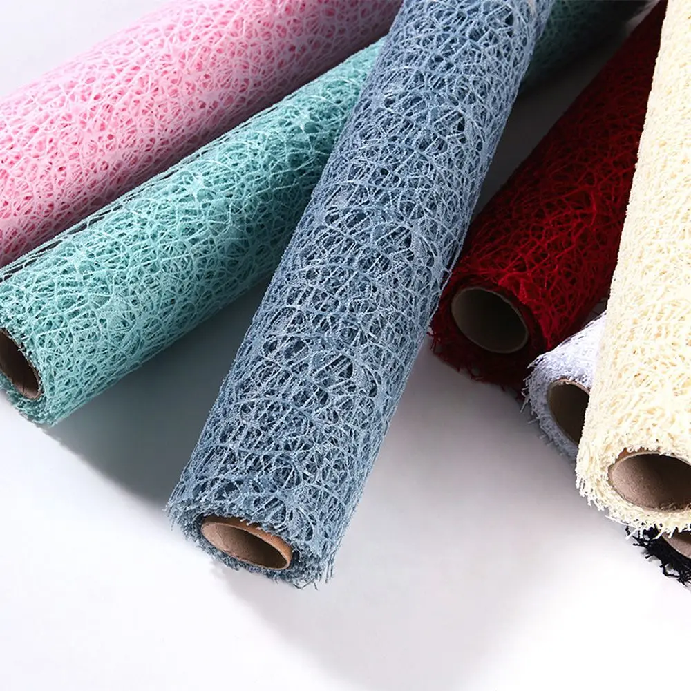 1PC DIY Decorative Round Party Supplies For Birthday Festival Wedding Decoration Bouquet Wrap Wrapping Paper Scrapbook