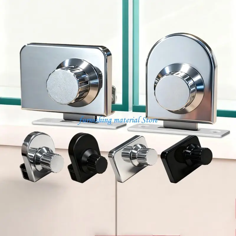 Y5GD 2pcs Zincs Alloys Glass Cabinet Lock Reliability Easy to Mount for Protecting Personality Items in Any Environment