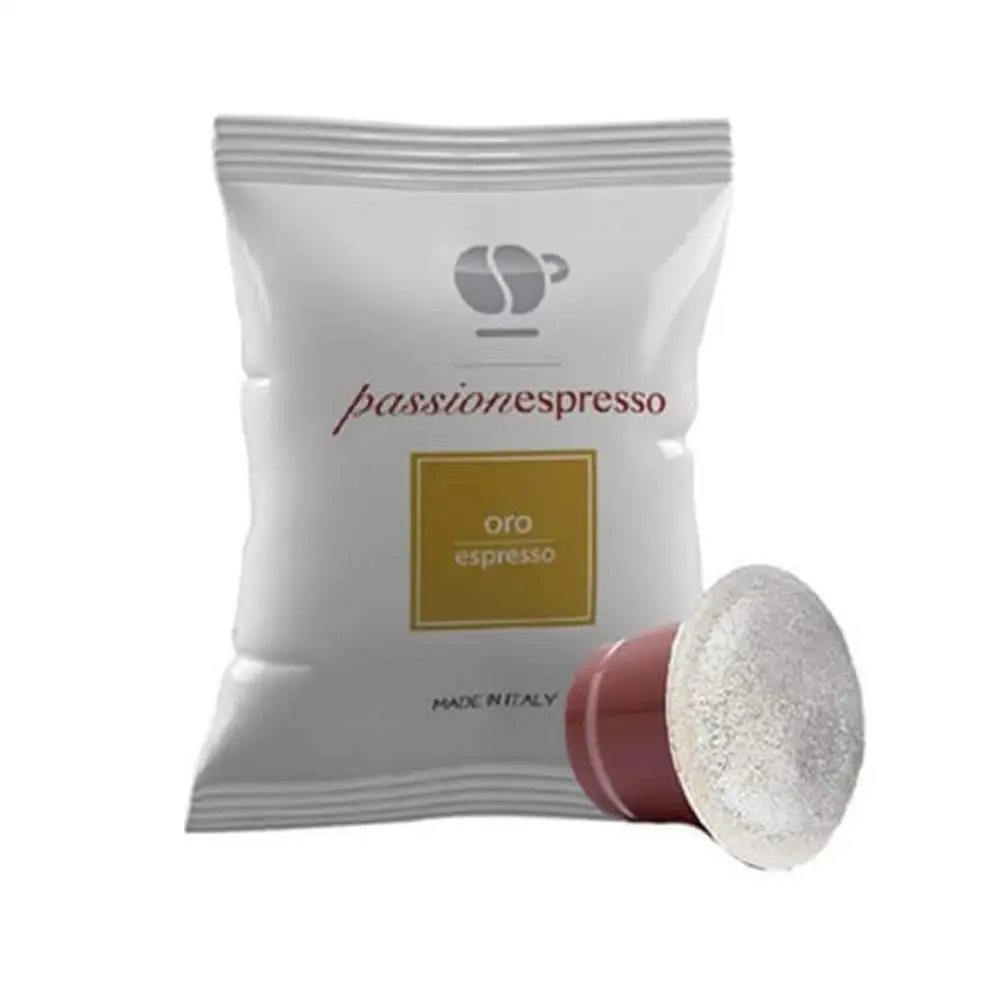 LOLLO KOFFIE 200-CALDE PASSIONESPRESSO CAPSULE GEMENGD NESPRESSO GOUD