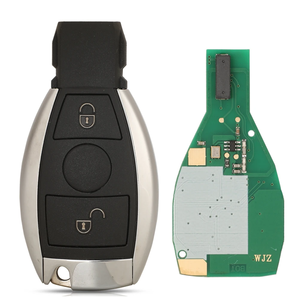 Jingyuqin 5 stücke 2/3 Taste Fernbedienung Auto Schlüssel Fob Ersetzen Für Mercedes für Benz jahr 2000 + NEC & BGA entry Keyless Control 315/433MHz